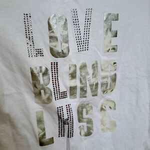 3/$20 Vintage bedazzled white top